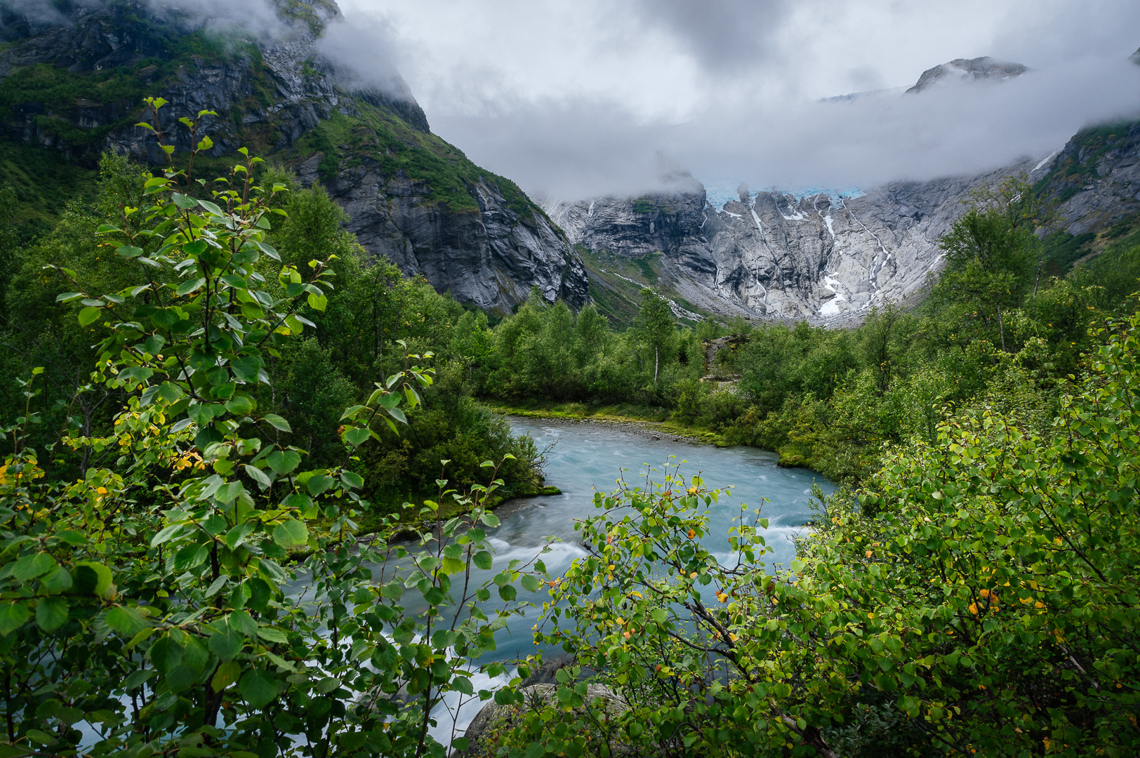 Bergsetbreen River II by Adam Lack