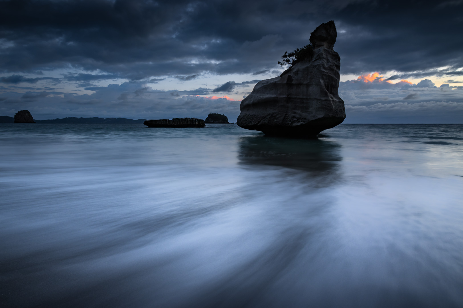 Cathedral Cove Before Dawn by Adam Lack