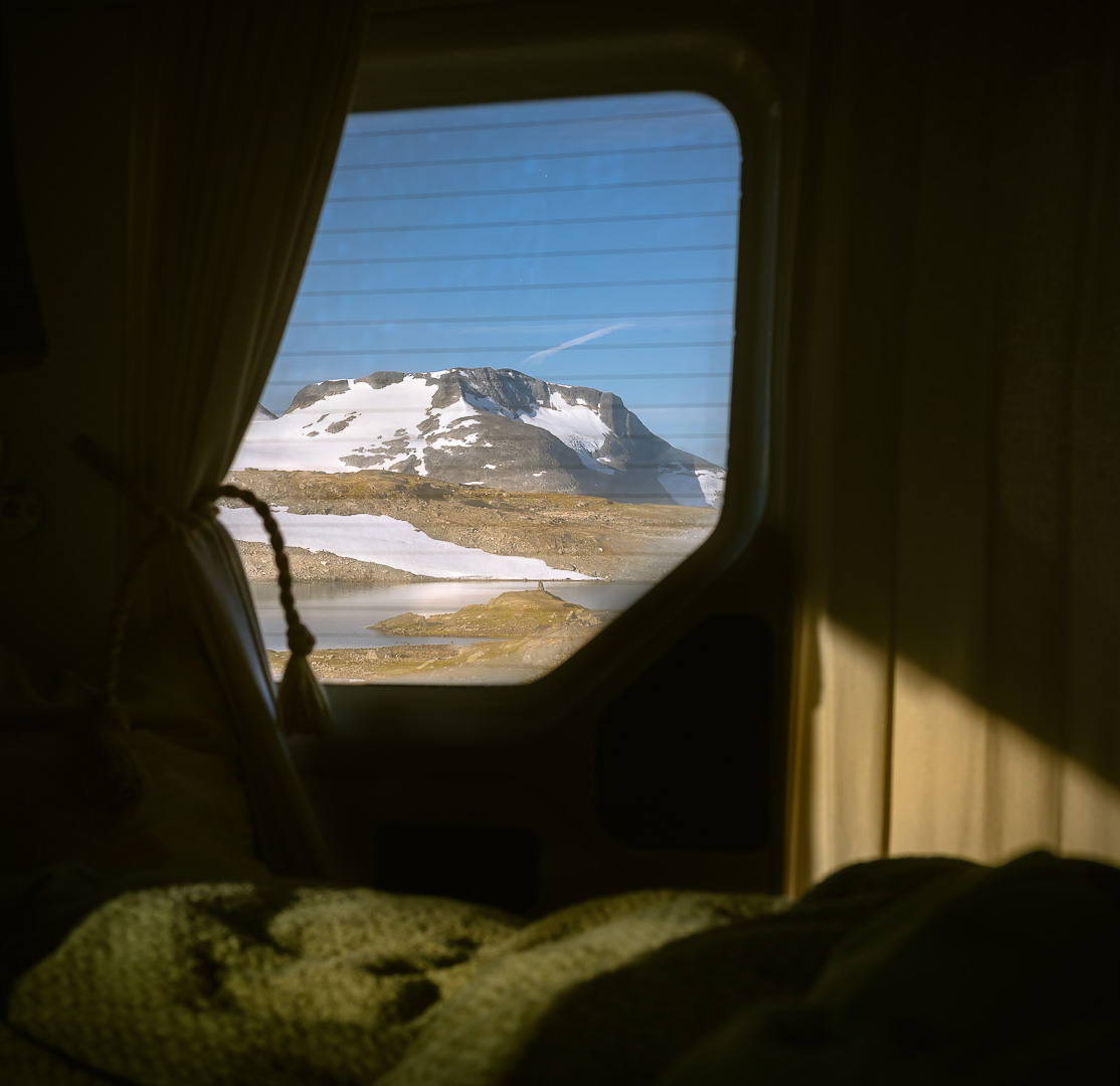 Dawn in the van by Adam Lack