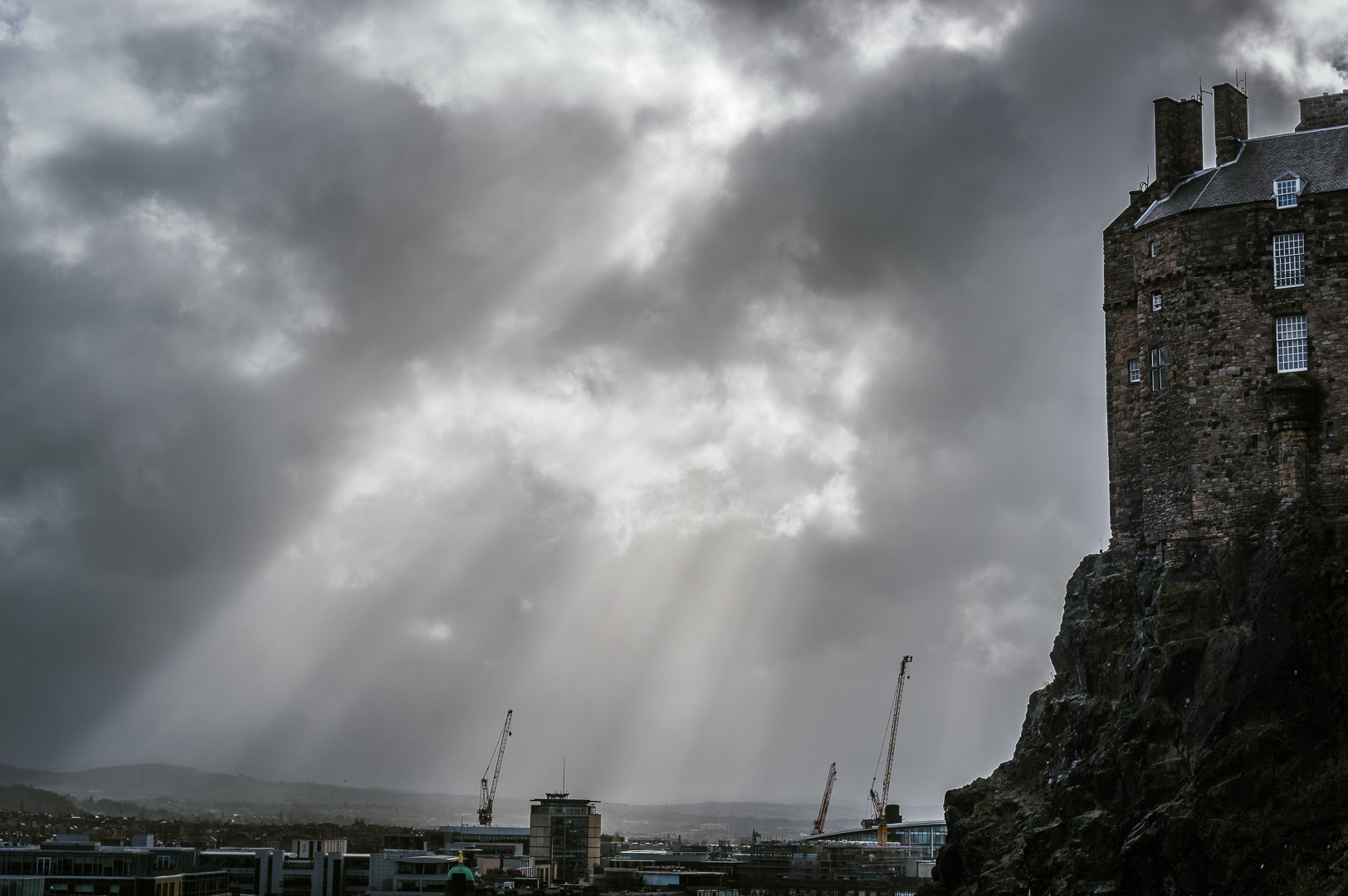 Edinburgh Castle by Adam Lack