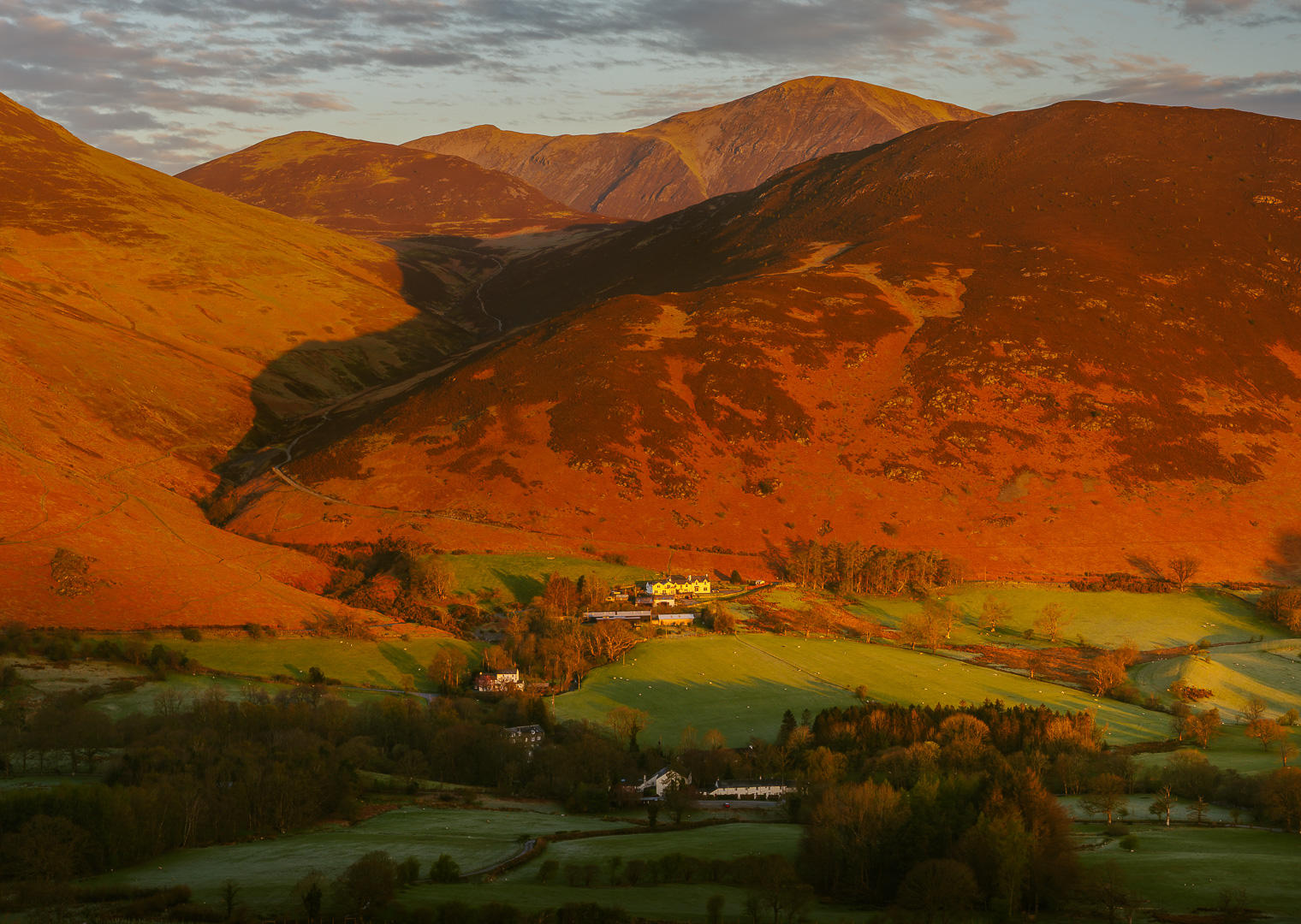 Farmhouse Dawn by Adam Lack