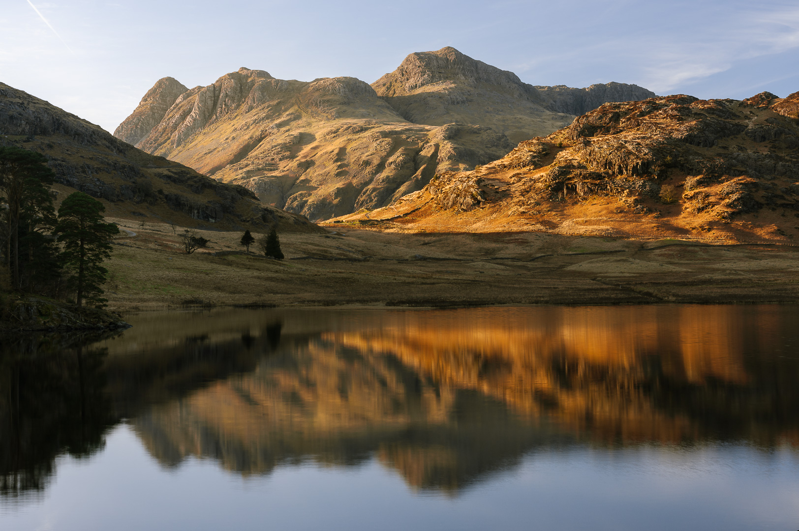 Golden Light at Blea Tarn by Adam Lack