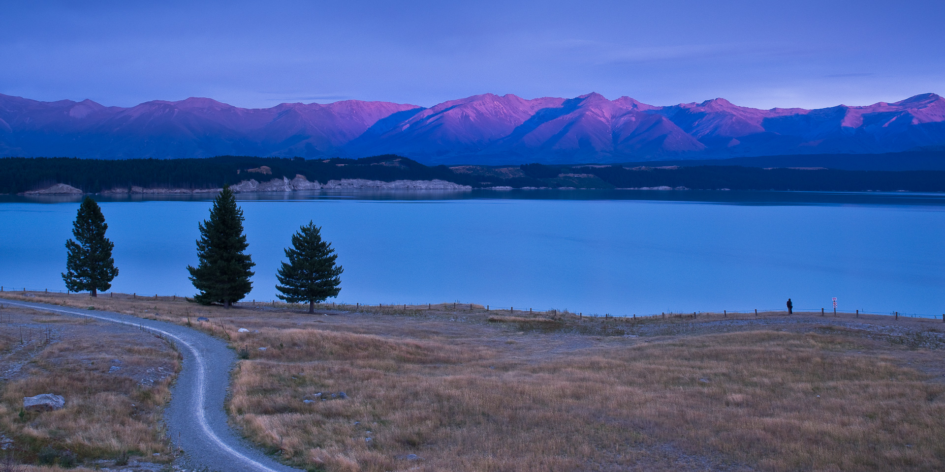 Lake Pukaki Dawn by Adam Lack