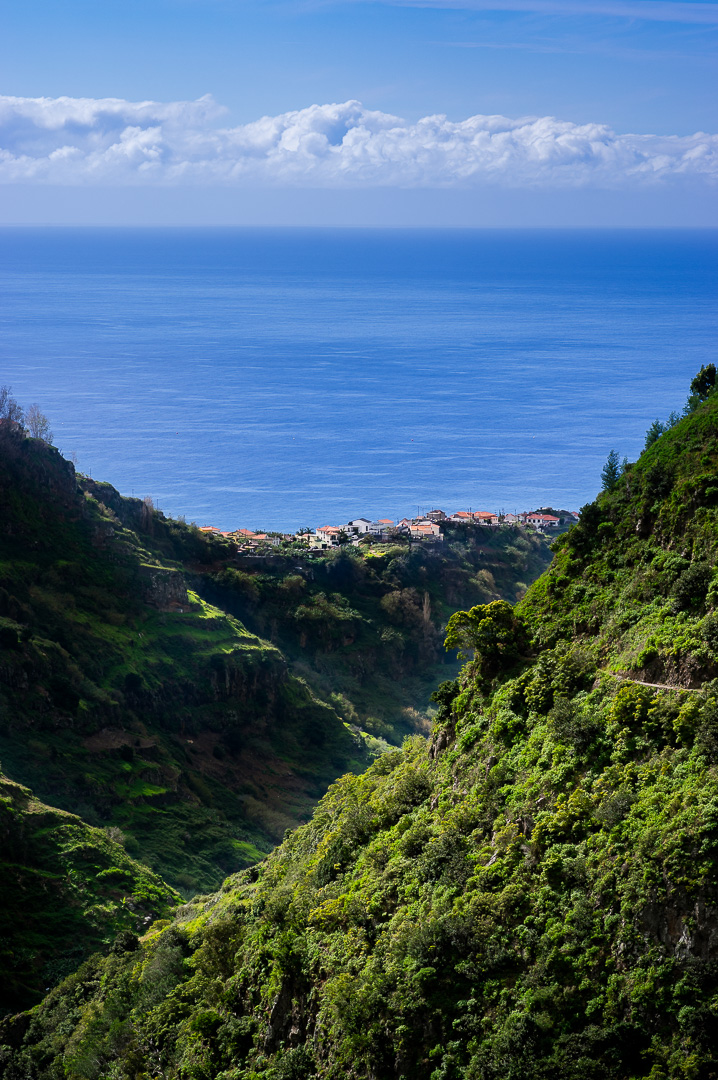Levada Moinho to the Sea by Adam Lack