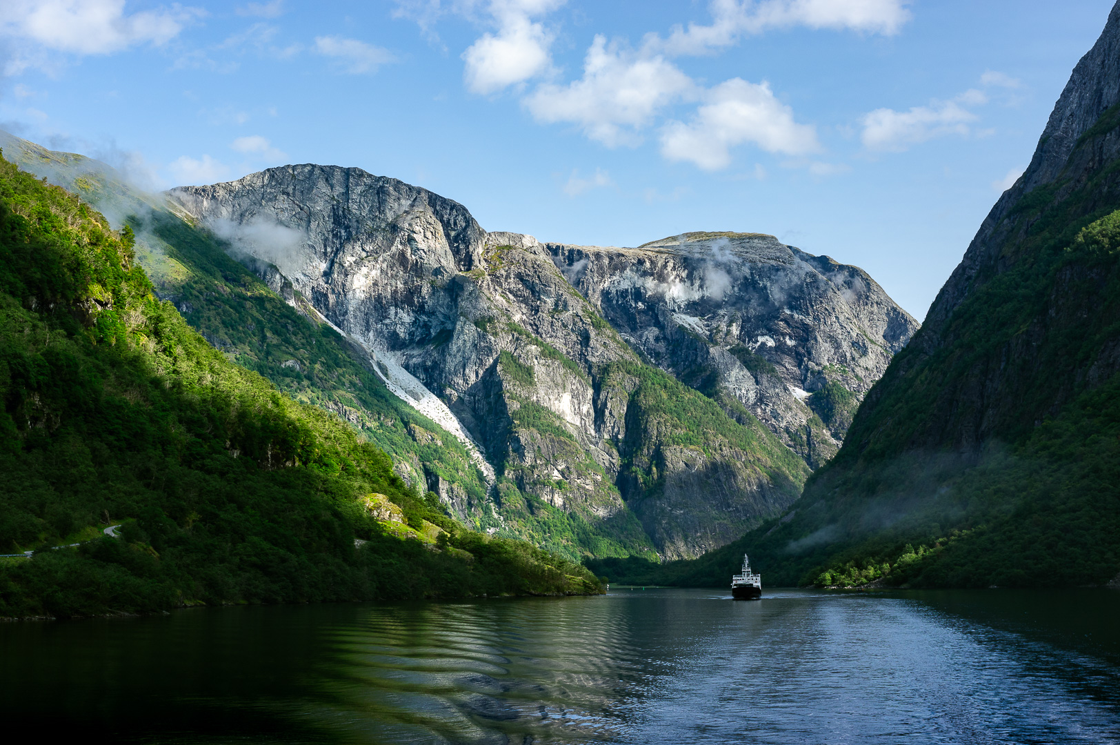 Naeroyfjorden IV by Adam Lack