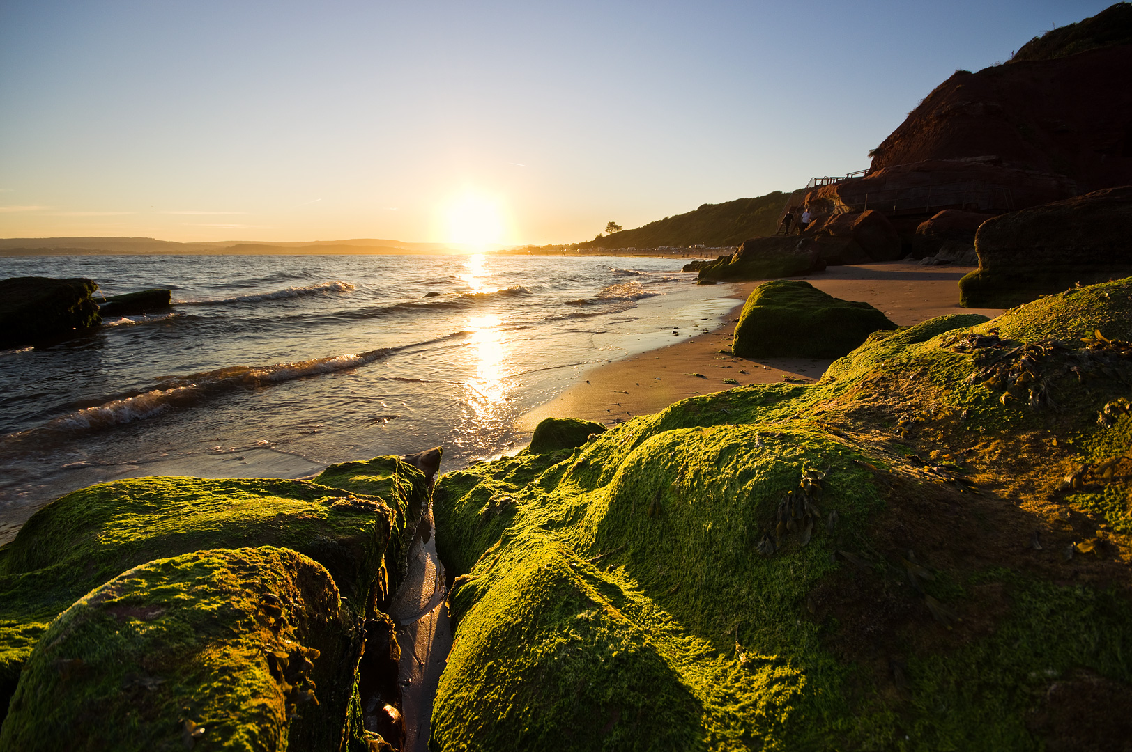 Orcombe Point Sunset by Adam Lack