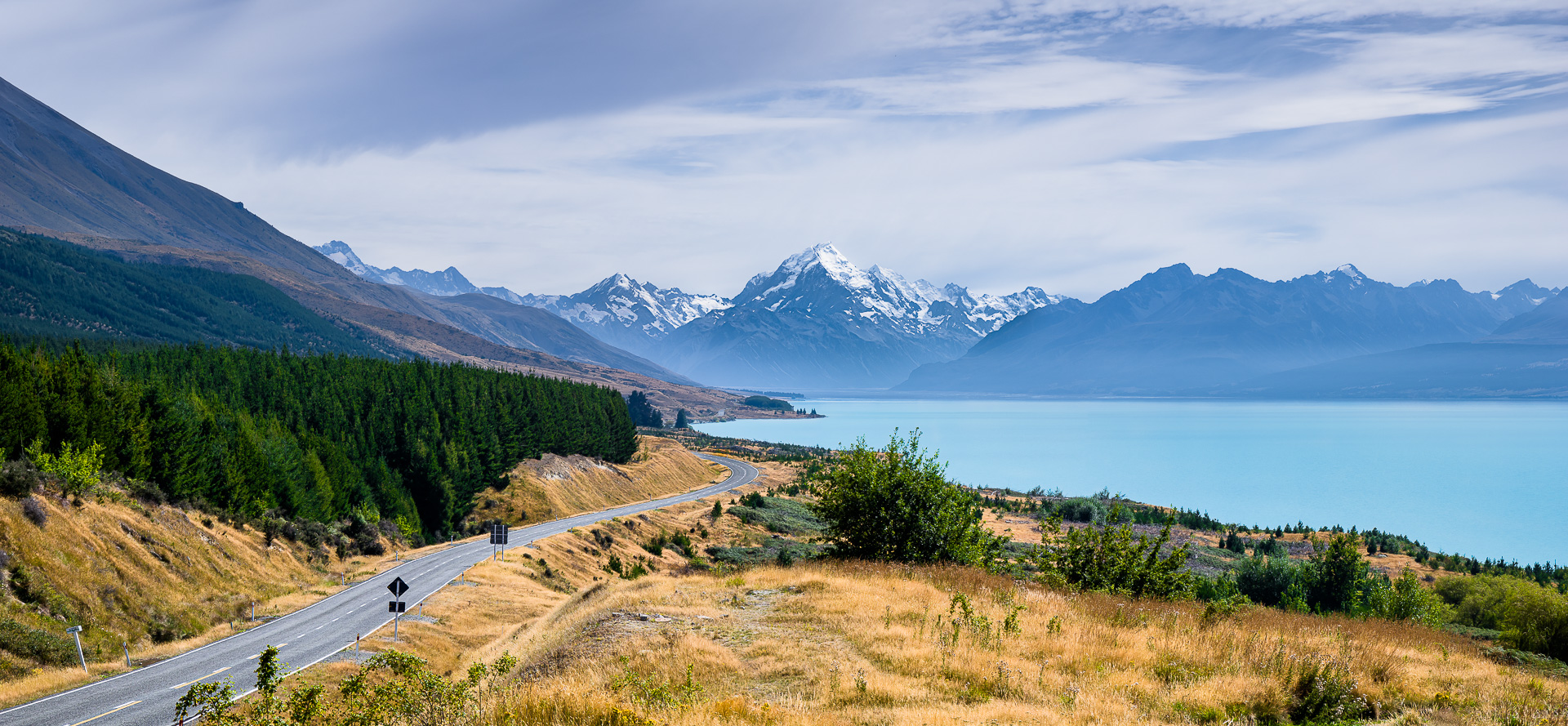 Picture Postcard Pukaki by Adam Lack