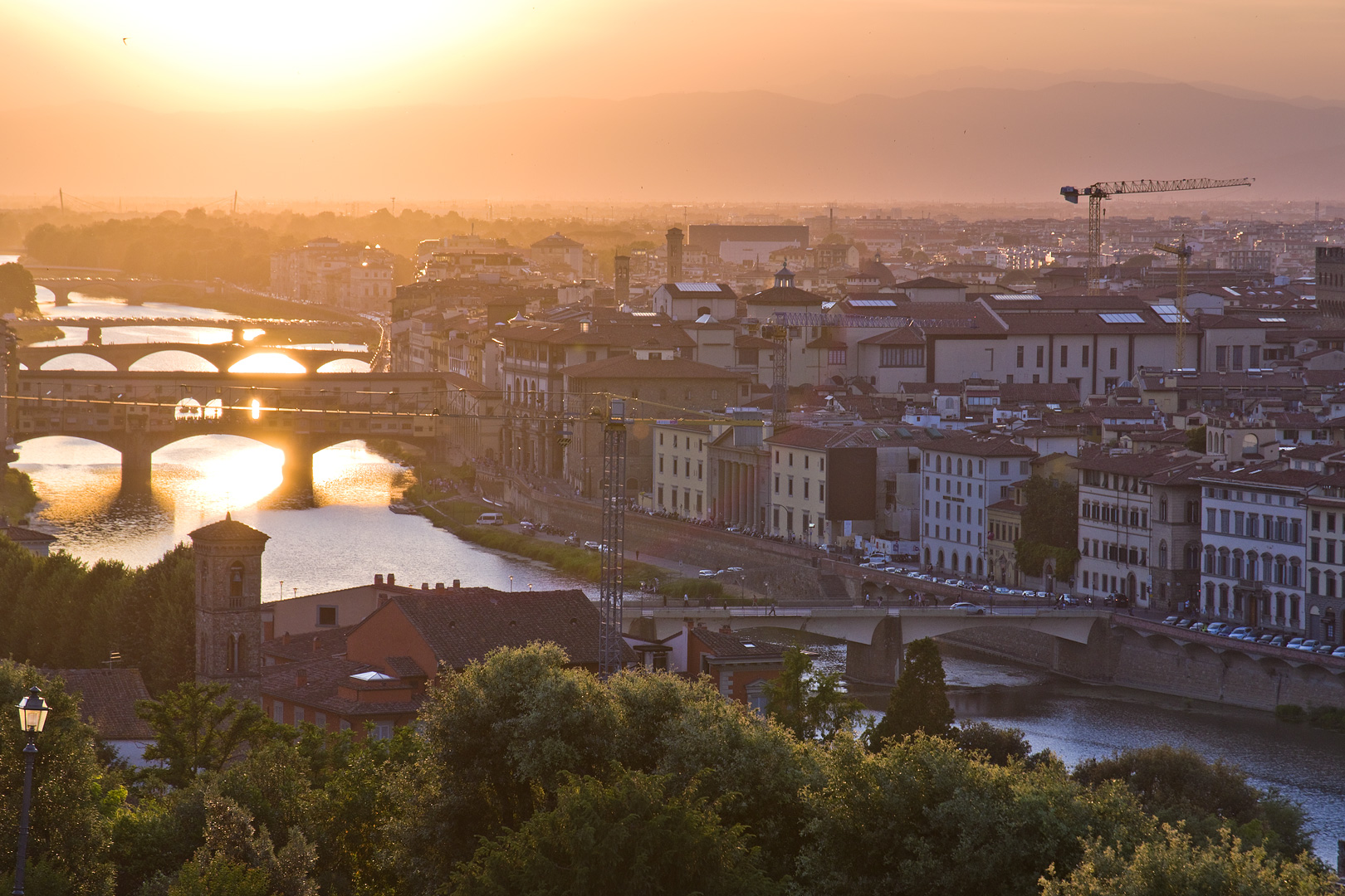 Ponte Vecchio Sunset by Adam Lack
