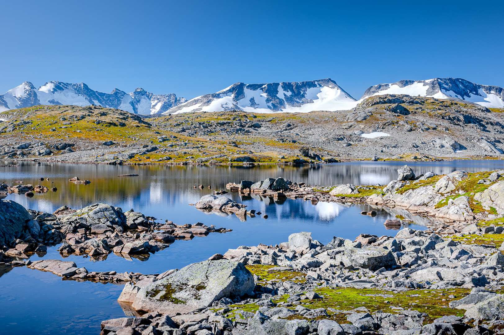 Sognefjellet Reflections II by Adam Lack