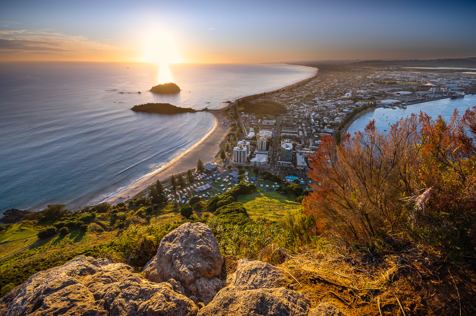 Sunrise over Tauranga by Adam Lack