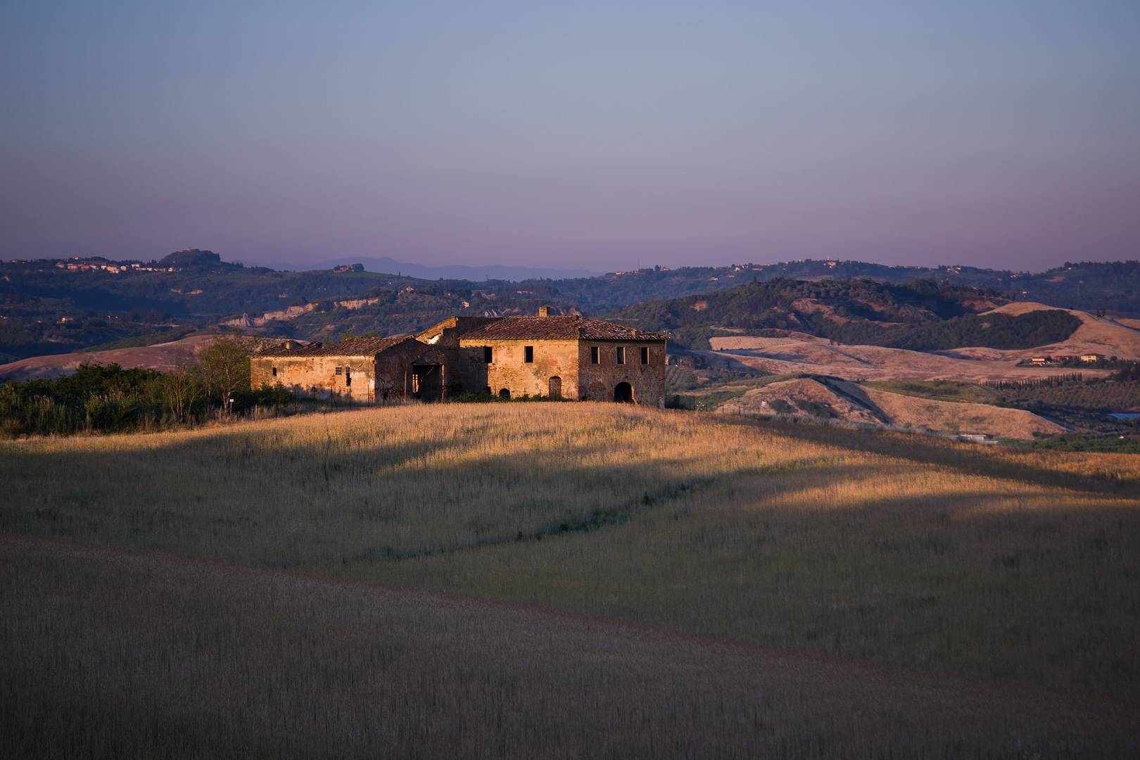 Tuscan Evening Light by Adam Lack