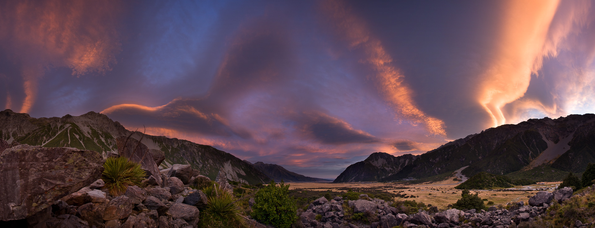 White Horse Hill Panoramic by Adam Lack